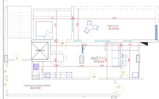 Shitet Apartament 1+1 tek Fresku!